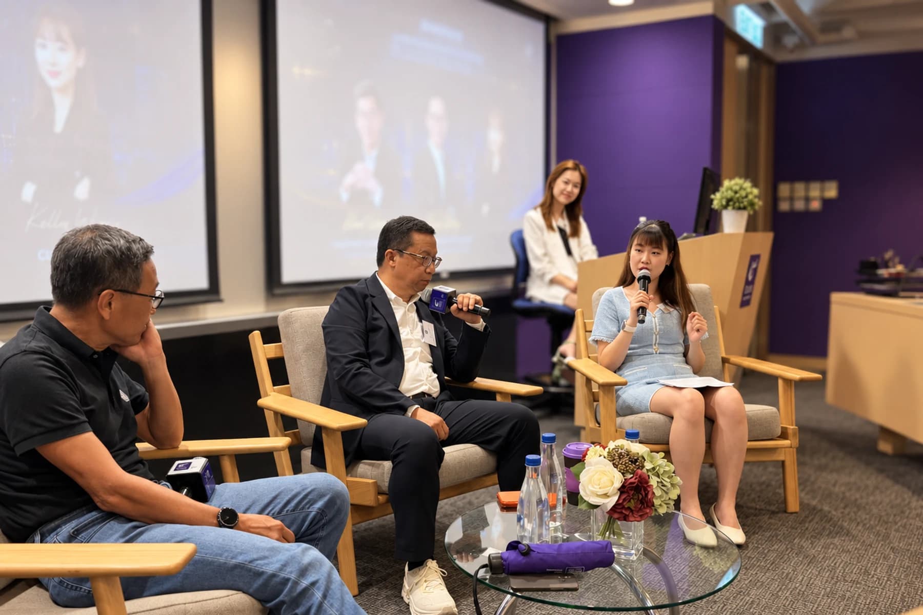 Panel discussion pictured in the IEC 2025–26 year-plan retrospective